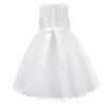 Girls Wedding Dress With Bow - Image 3