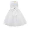 Girls Wedding Dress With Bow - Image 2
