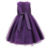 Girls Wedding Dress With Bow - Image 7