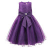 Girls Wedding Dress With Bow