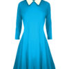 Girls Peter Pan Collar Swing Dress - Image 7