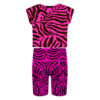 Girls Zebra Print Neon Crop Tops & Shorts - Image 10