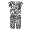 Girls Zebra Print Neon Crop Tops & Shorts - Image 16
