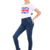 Girls Union Jack Flag T-Shirt Great Britain Coronation Leggings - Image 6