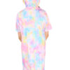 Girls Tie Dye Long Hooded T-Shirt Dress - Image 10