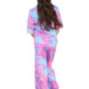 Girls Tie Dye Pyjamas T-Shirt and Trouser Set - Image 24