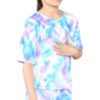 Girls Tie Dye Pyjamas T-Shirt and Trouser Set - Image 10