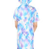 Girls Tie Dye Long Hooded T-Shirt Dress - Image 16