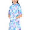 Girls Tie Dye Long Hooded T-Shirt Dress - Image 18