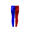 Girls Harley Quinn Leggings Red Blue 3-14 years - Image 3